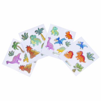 SÄDELEVAD KLEEPISED - MUDEL: DINOSAURUS (100 tk)