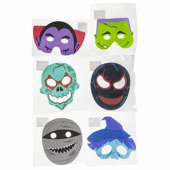 Hirmutavate vahtplastist maskide komplekt (60 tk)