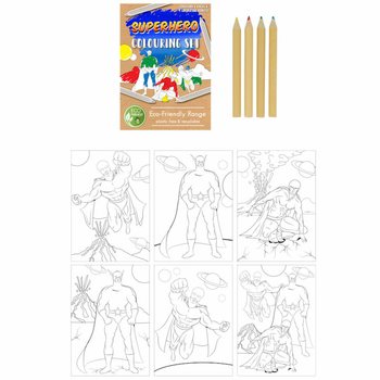 KESKKONNAS&Otilde;BRALIK SUPERKANGELASE JOONISTUSKOMPLEKT (25 tk)
