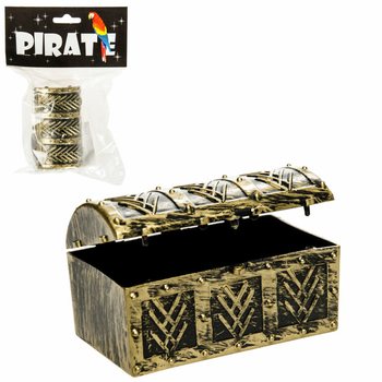 Mini piraatide aardekirst displeis (24 tk)