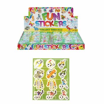FUN STICKERS – MUDEL: JALGPALL (120 tk)