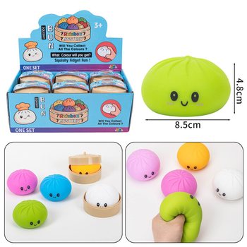 RAGE - Squishy Bun Dumplings SUUR (8.5 x 8.5 x 4.8 cm) - Viral 2026 Fidget m&auml;nguasi (12 tk)