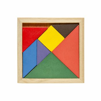 Puidust Tangrami pusle komplekt (12 tk)