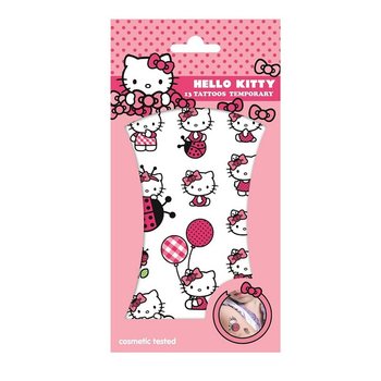 Ajutised Tätoveeringud HELLO KITTY - Mõõdud 20 x 10 cm (10 tk)