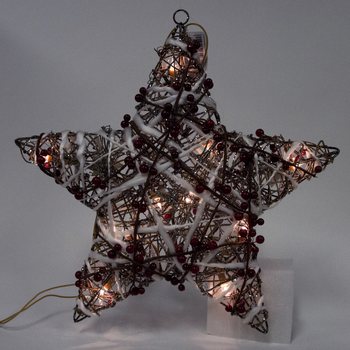 SUUR VALGUSTATUD J&Otilde;ULUT&Auml;HT DEKORATSIOON 45 CM (2 tk)