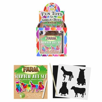 ECO FRIENDLY - MAAGILISTE VÄRVIDEGA KRAAPIMISPABER - TALULOOMAD DISPLAY KARBIS (108 tk)
