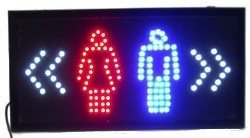 LED Reklaamsilt - TUALETT / WC