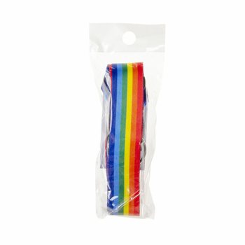 Vikerkaarev&auml;rviline kaelapael / Lanyard - 50 tk