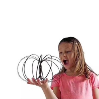 Magic Rings / Flow Rings - Kineetiline 3D V&otilde;lur&otilde;ngas - H&Otilde;BE | KARBIS (10 tk)