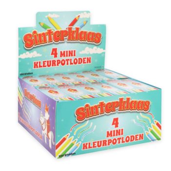 V&auml;rvipliiatsid Sinterklaas (P&uuml;ha Nicolaus) 4-osaline komplekt (120 tk)