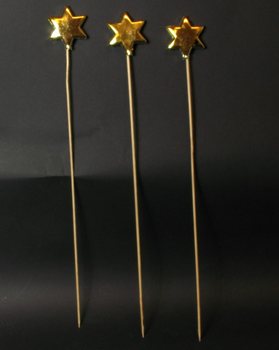 J&Otilde;ULUT&Auml;HT PULGAL - KULDNE (6 tk)
