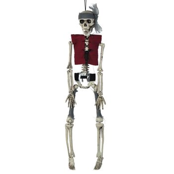 Rippuv luukere piraat 40 cm (6 tk) - Halloweeni dekoratsioonide hulgimüük