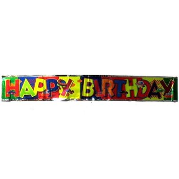 HAPPY BIRTHDAY - BÄNNER (15 tk)