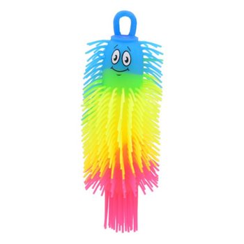 VIKERKAARE PUFFER-USSI PALL - 22CM - V&Auml;RVISEGU - DISPLAY-KARBIS (12 tk)