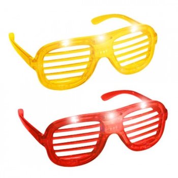 Valgustusega Shutter Shades prillid (24 tk)