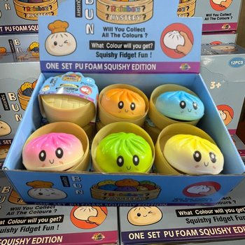 RAGE - Squishy Bun Dumplings SUURED - ONE SET PU FOAM SQUISHY EDITION (12 tk)