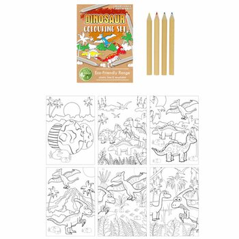 Dinosauruse joonistuskomplekt ECO FRIENDLY (25 tk)
