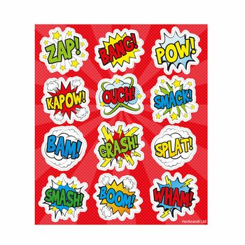 L&otilde;busad kleepsud: Comic Signs Display (120 tk)