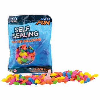 AQUA FUN - 100x Isesulguvad veepommid (6-pakk)