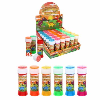 Dinosauruse seebimullid 50ml osavusmänguga - Display 36 tk