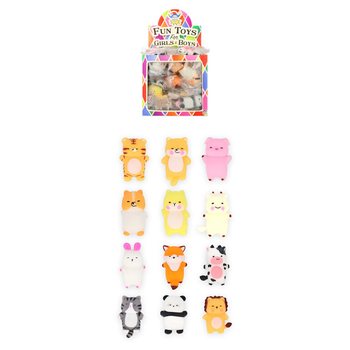 SQUISHY LOOMADE SEGU LOOSIKASTI - DISPLAY-KARBIS - (96 tk)