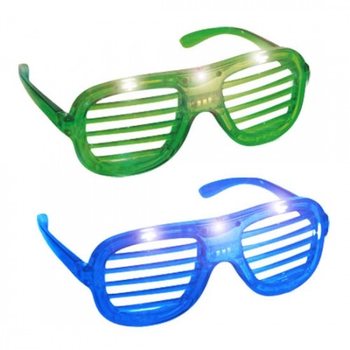 Valgustusega Shutter Shades prillid (24 tk)