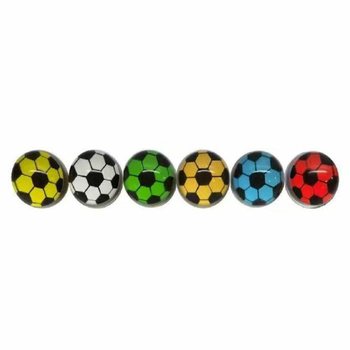 Põrkepallid Jalgpall Mix - Ø 3,2 cm (50 tk)