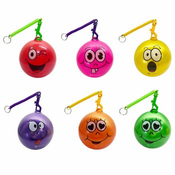 SMILEY PALL N&Ouml;&Ouml;RIGA / BUNGEE PALL &Oslash;23 cm (10 tk)