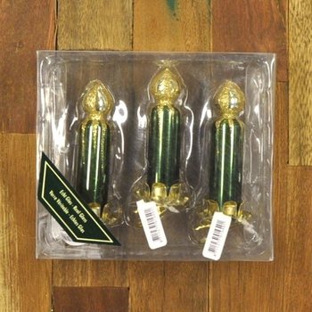 3 Dekoratiivset Kuuseküünalt Klambriga (6 tk)