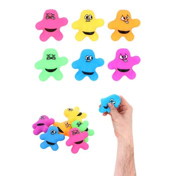 SQUEEZY SPLAT MAN - V&Auml;RVISEGU - DISPLEIL (24 tk)