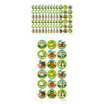FUN STICKERS - KODULOOMADE KLEEBISED - 18 KLEEBISEST LEHEL (10 tk)