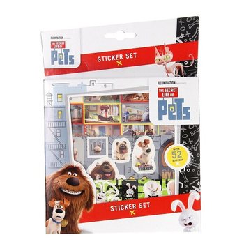 Kleepsude komplekt SECRET LIFE OF PETS 52-osaline (12 tk)