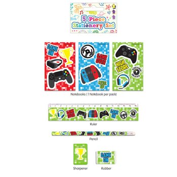 5-OSALINE GAMER KIRJUTUSKOMPLEKT (24 tk)