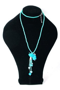 Türkiissinine Buddha kaelakee Ibiza stiilis (1 tk)