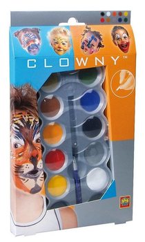 SES Clowny Veebaasil Näovärvide Komplekt (10 värvi) (1 tk)