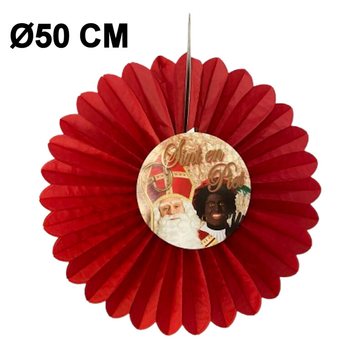 SINTERKLAASI DEKORATIIVNE VIHVAK &Oslash;50 CM - KOKKUPANDAV (6 tk)