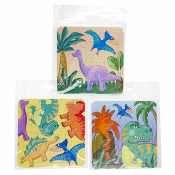 Dinoauruste puslede segu - 14x14 cm (50 tk)