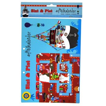 Sinterklaas ja Piet rebimiskalender / loenduskalender - Mudel 2 (9 tk)