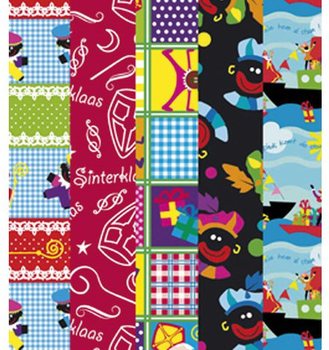 P&uuml;ha Nikolause Sinterklaas Kingituste Pakkepaberi Rullid 250 x 50 cm (5 tk)