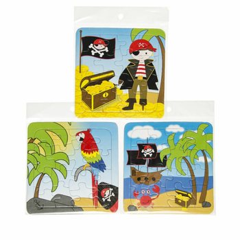 Piraatide puslede segu - 14 x 14 cm (50 tk)