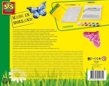 SES Creative Kipsivalu ja v&auml;rvimise komplekt - Liblikad (1 tk)