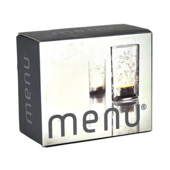 MENU - Jäätunud mustriga teeküünlahoidja, 2-osaline komplekt (1 kmpl)