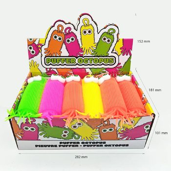 Pufferpall Kaheksajalg - 20 cm - Display-karbis (12 tk)
