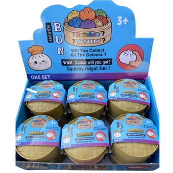 RAGE - Squishy Bun Dumplings SUUR (8.5 x 8.5 x 4.8 cm) - Viral 2026 Fidget m&auml;nguasi (12 tk)