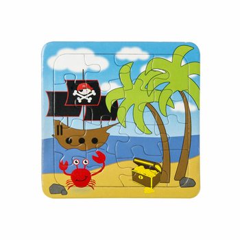Piraatide puslede segu - 14 x 14 cm (50 tk)