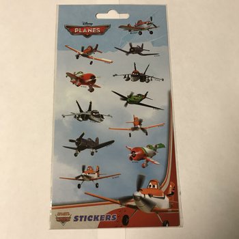 Kleebiseleht: DISNEY PLANES, mõõdud 20 x 10 cm (10 tk)