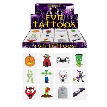 Fun Tattoos – Halloween mudel (48 pakki x 12 tk)