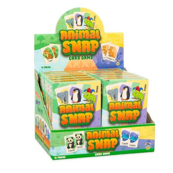 KAARDIMÄNG ANIMAL SNAP - LOOMADEGA KAARDIMÄNG 36 KAARDIGA - EKRANIL (12 tk)