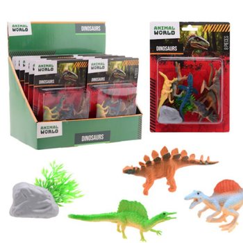 ANIMAL WORLD - Dinosauruste M&auml;ngukomplekt 8-osaline - Ekraanil (12 tk)
