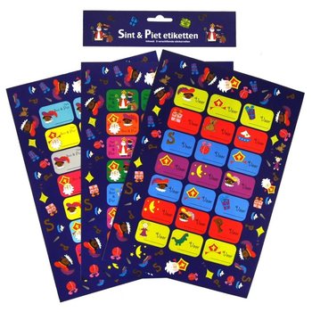 3 LEHTE - KINGIETIKETID SINTERKLAAS (12 tk)